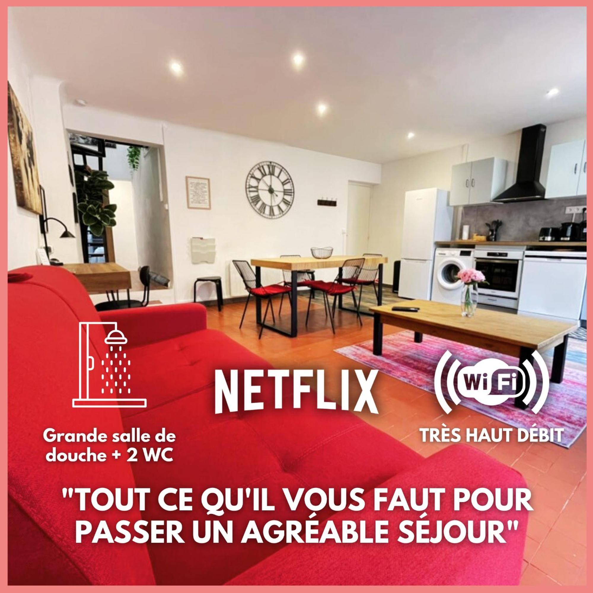 Spacieux Appartement T4 / 70 M2 8 Personnes 普罗旺斯地区艾克斯 外观 照片
